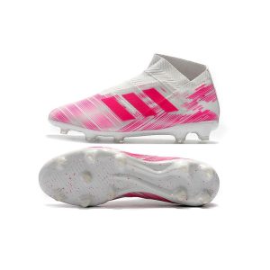 Nové Kopačky Pánské Adidas Nemeziz 18+ FG – Růžově bílá